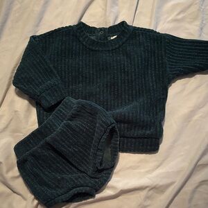 Cat & Jack Kids Matching Set - Dark Green